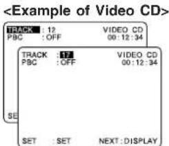 PANASONIC PVD4753SK - Press ▲ NUMBER keys to select the setting, and press SET. - 3