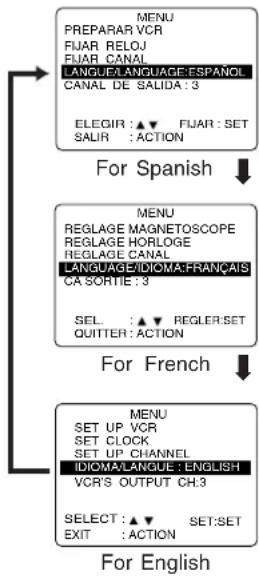PANASONIC PVD4753SK - Language - 2