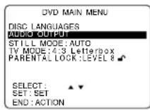 PANASONIC PVD4743SK - Audio Output - 2