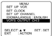 PANASONIC PVD4743SK - VCR's Output Channel - 1