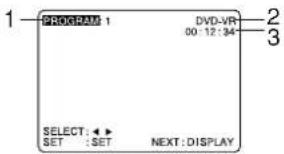 PANASONIC PVD4734SK - Elapsed playing time - 1