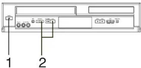 PANASONIC PVD4734SK - Front View of DECK - 2