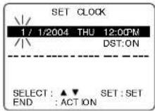 PANASONIC PVD4734SK - Manual Clock Set - 1