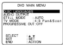 PANASONIC PVD4734SK - Settings for DVD Operation - 1