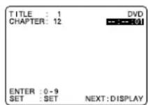 PANASONIC PVD4734SK - Disc currently being played - 2