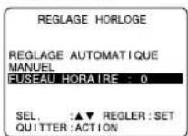 PANASONIC PVD4742K - Réglage du fuseau horsaire - 2