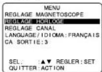 PANASONIC PVD4742K - Réglage du fuseau horsaire - 1