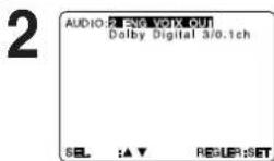 PANASONIC PVD4742K - Selection de la piste audio sur les disques karaoke (DVD/CD-Video) - 1