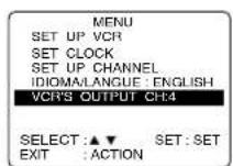 PANASONIC PVD4742K - VCR's Output Channel - 5