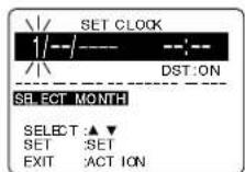 PANASONIC PVD4742K - Manual Clock Set - 1