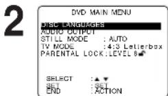 PANASONIC PVD4733SK - Settings for DVD Operation - 1