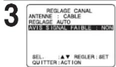 PANASONIC PVD4733SK - Avis de signal faible - 2