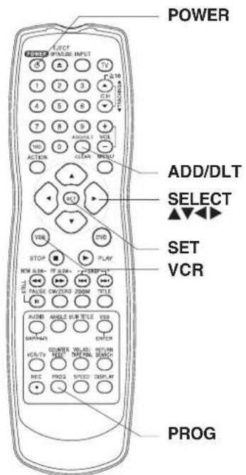 PANASONIC PVD4733SK - Press PROG - 1