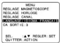PANASONIC PVD4733SK - Langue - 1
