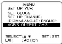 PANASONIC PVD4733SK - VCR's Output Channel - 1