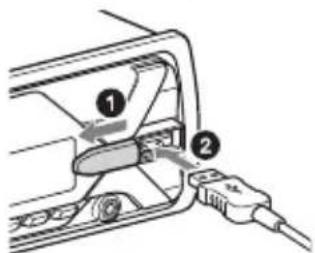 SONY DSXA416BT - Conexión de un dispositivo USB - 1