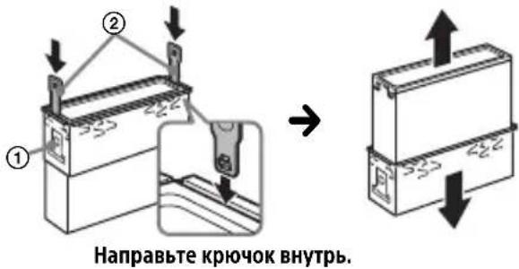 SONY DSXA416BT - OTcoeHHeHne 3auntHOm MaHxetbl N KPOHSTeHa - 2