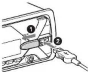 SONY DSXA416BT - Anschlieben eines USB-Geräts - 1