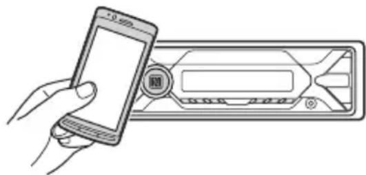 SONY DSXA416BT - Collegamento di uno smartphonetramite la connessione One touch (NFC) - 1