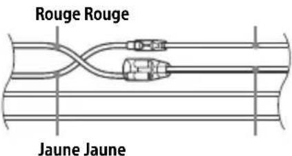 SONY DSXA416BT - Quand les positions des cables rouge et jaune sont inversées - 1