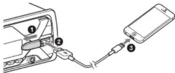SONY DSXA416BT - Connecting with an iPhone/iPod (BLUETOOTH Auto Pairing) - 1