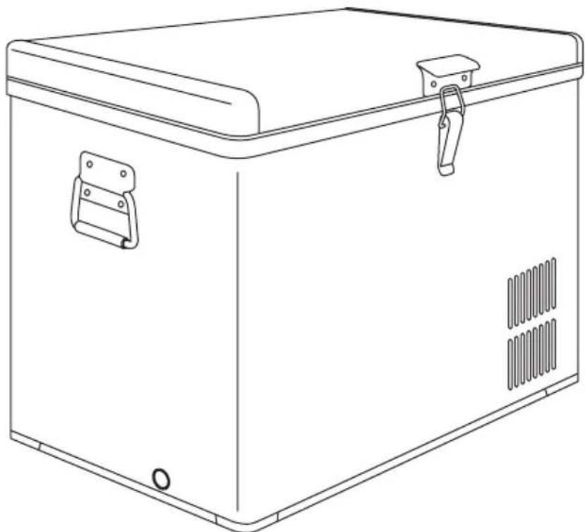 Magic Chef MCL40PFRT - Congelador horizontal portátil - 1