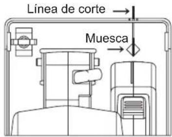 PANASONIC EY45A2 - Alineación con la linea de corte - 1