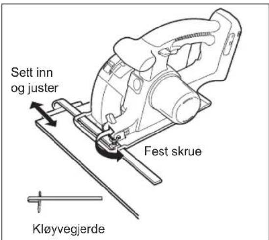 PANASONIC EY45A2 - Justering av kuttedybde - 2