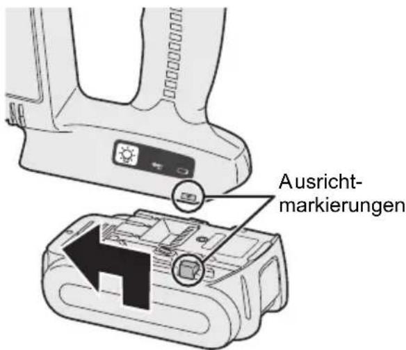 PANASONIC EY4541 - Anbringen oder Abnehmen des Akkus - 1