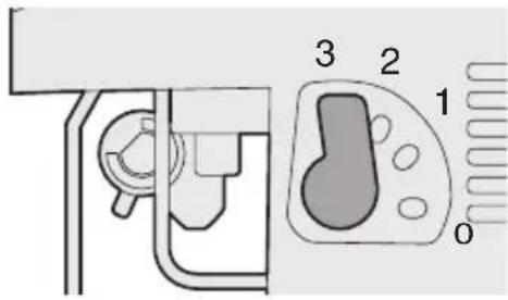 PANASONIC EY4541 - Justera pendelslagslaget - 1