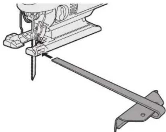 PANASONIC EY4541 - Montering af parallelanslaget - 1