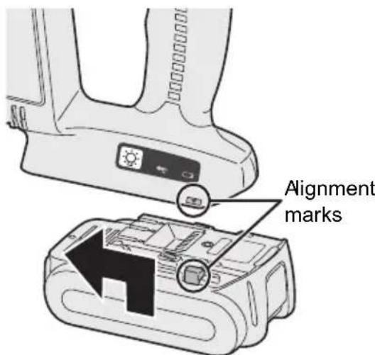 PANASONIC EY4541 - Attaching or Removing Battery Pack - 1