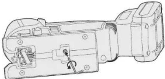 PANASONIC EY4541 - Afstellen van de voetplaat - 1
