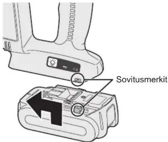 PANASONIC EY4541 - Akun kiinnittäminen tai irrottaminen - 1