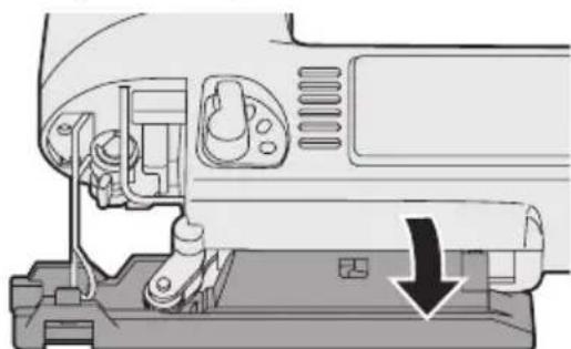 PANASONIC EY4541 - Afstellen van de voetplaat - 2
