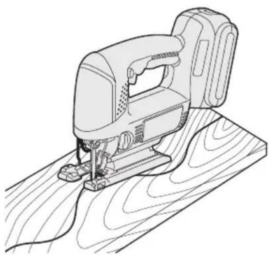 PANASONIC EY4541 - Zagen langs gemarkeerde lijnen - 2
