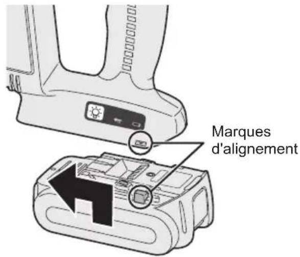 PANASONIC EY4541 - Fixation ou retrait de la batterie autonome - 1