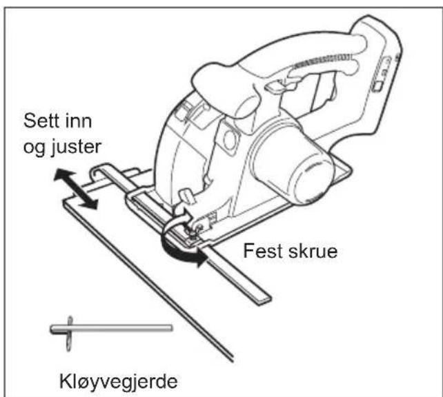 PANASONIC EY4542 - Justering av kuttedybde - 2