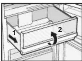 PANASONIC NRBN34AS1 - Etagères en verre - 1