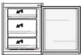 PANASONIC NRBD31EW1 - Congélateur - 1