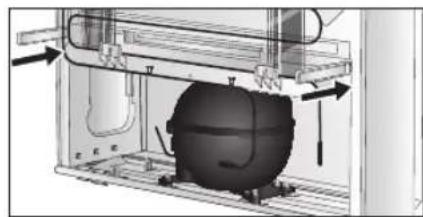 PANASONIC NRBD31EW1 - Installieren der Abstandstücke - 1