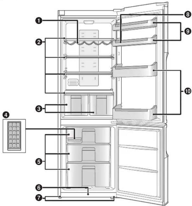 PANASONIC NRB32SG1 - Fryserom - 2