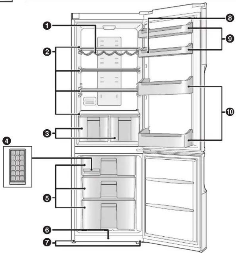 PANASONIC NRB32SG1 - Compartment du concélateur - 2