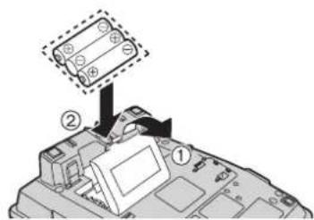 PANASONIC KXTS2565RUW - YctaHOBka 6atapei - 1