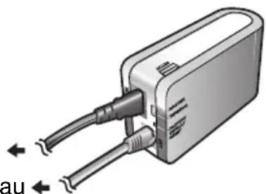 PANASONIC BLPA100KT - Raccordement des adaptateurs aux périphériques réseau - 1