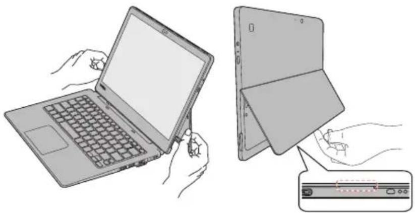 TOSHIBA Portégé X30TE - Utilisation de la base - 1