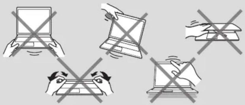 TOSHIBA Portégé X30TE - Illustration 2-8 Ouverture de l'ordinateur - 3