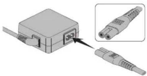 TOSHIBA Portégé X30TE - Connexion de l'adaptateur secteur - 2