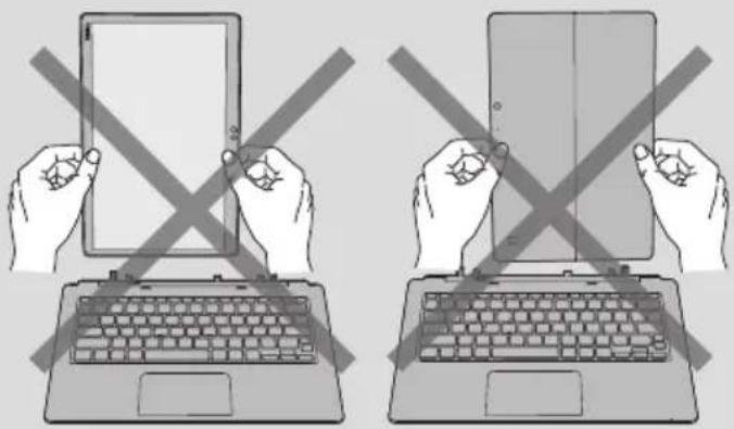 TOSHIBA Portégé X30TE - Illustration 2-4 Glissement du bouton du loquet de sécurité - 5