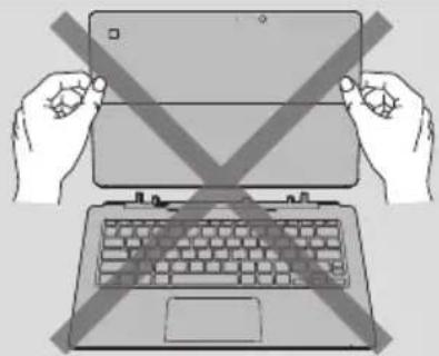 TOSHIBA Portégé X30TE - Illustration 2-4 Glissement du bouton du loquet de sécurité - 4